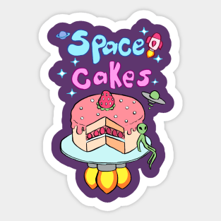 Space Cakes Sticker